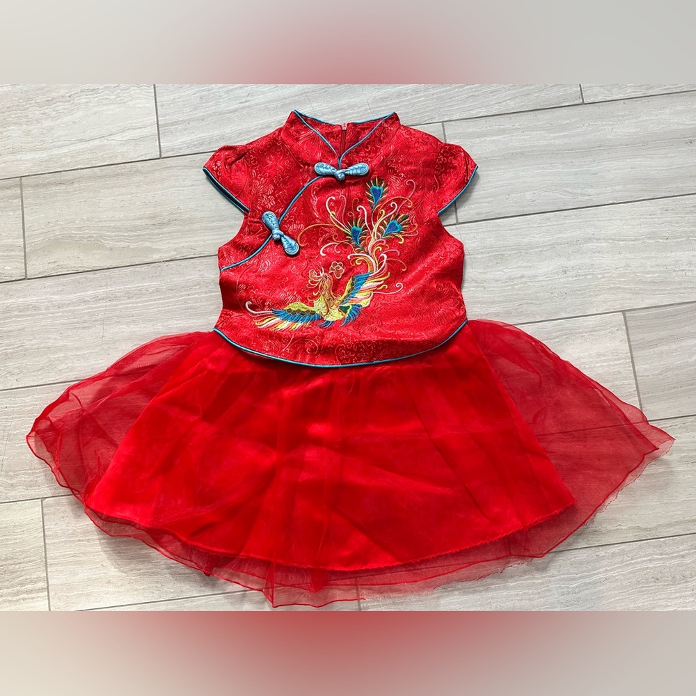 Chinese New Year Girl’s dress, size 130cm